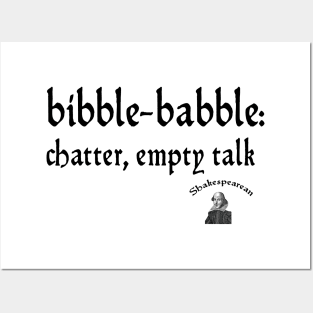 Bibble-babble Posters and Art